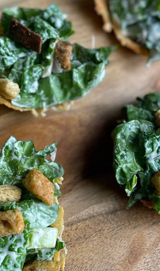 Bariatric Parmesan Cheese Chicken Caesar Salad Bowl