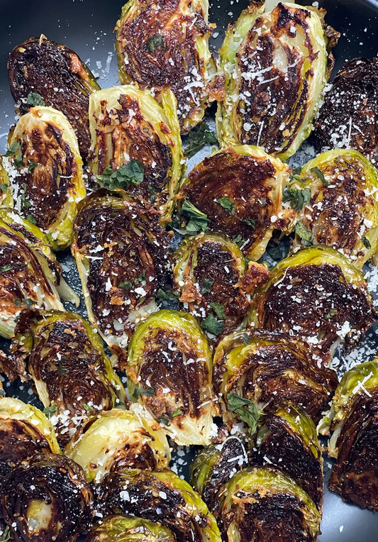 Parmesan Brussel Sprout Bites